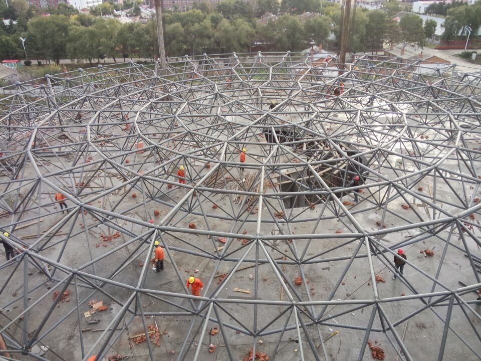 玉门全民健身中心网架